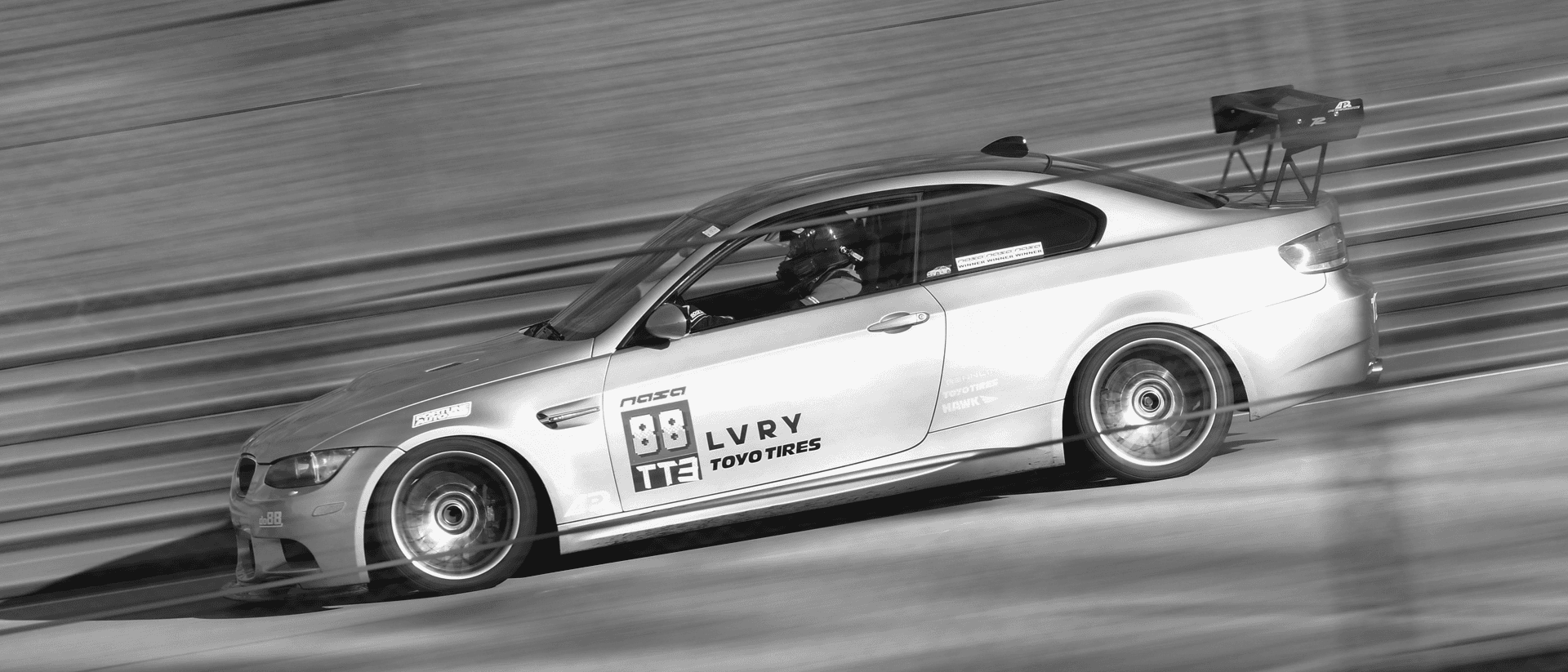 e92 m3 driving on track